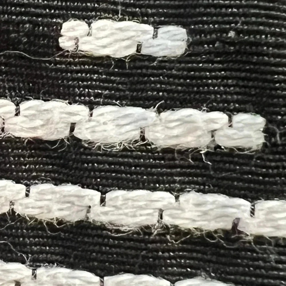 JOE FRESH SHORTS BLACK WHITE TEXTURED PRINT PREPPY BOTTOMS SIZE 10 - Picture 6 of 11